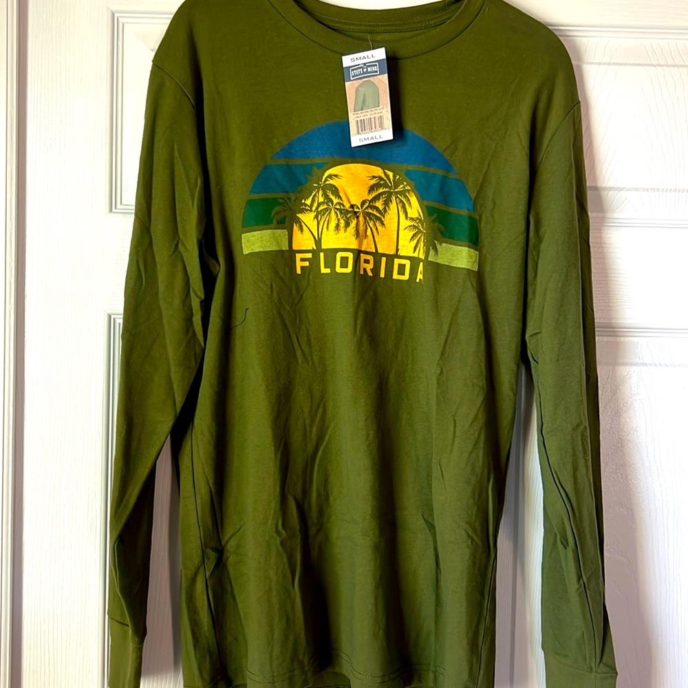 FLORIDA Olive Green Long Sleeve Shirt